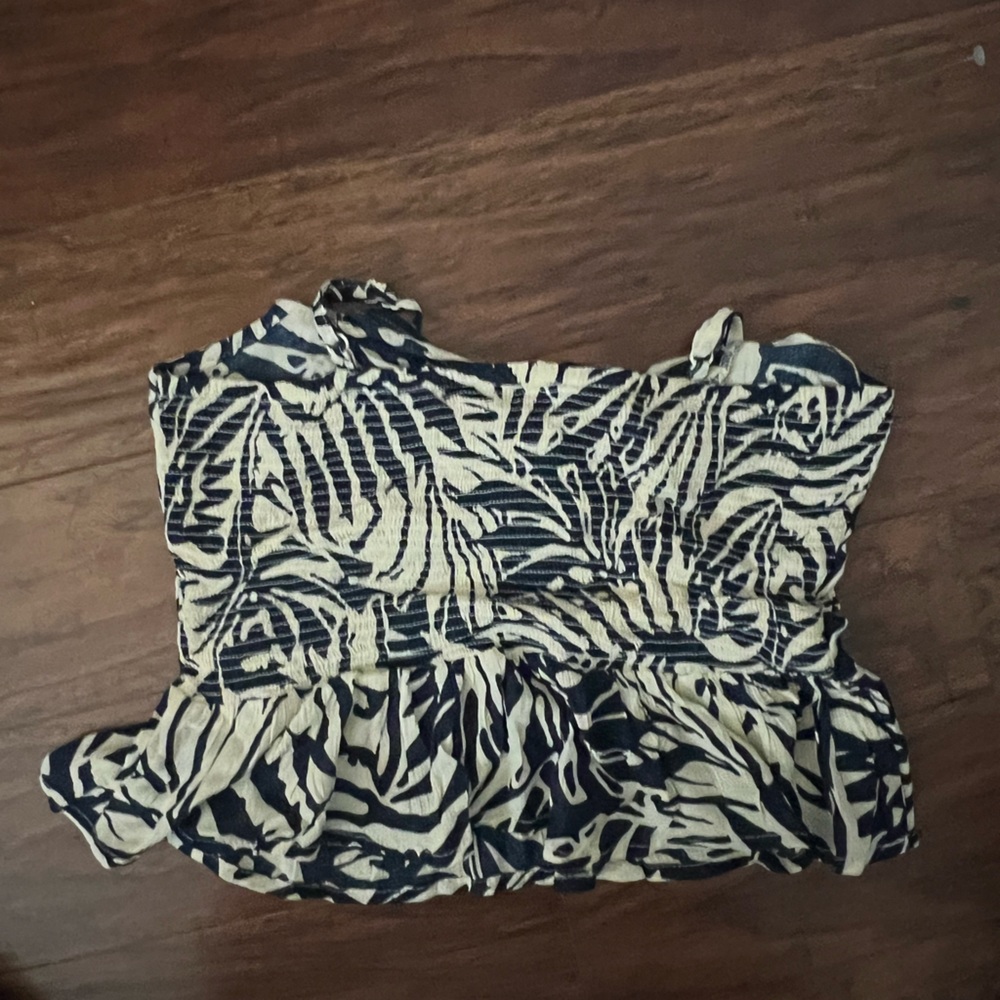 Cropped pattern tank - Picture 2 of 3